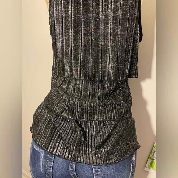 Black Halter Neck Women's Top - Picture 5 of 6